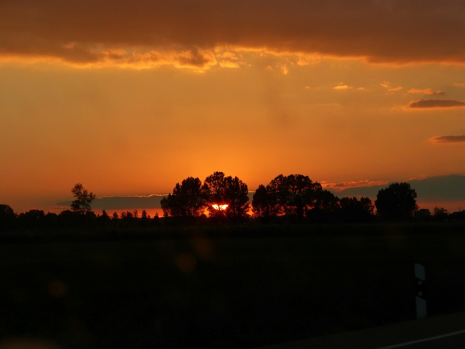 Cielo Rojo Atardecer - Foto gratis en Pixabay