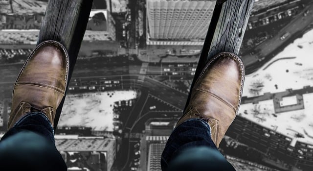 Free balance height dangerous illustration