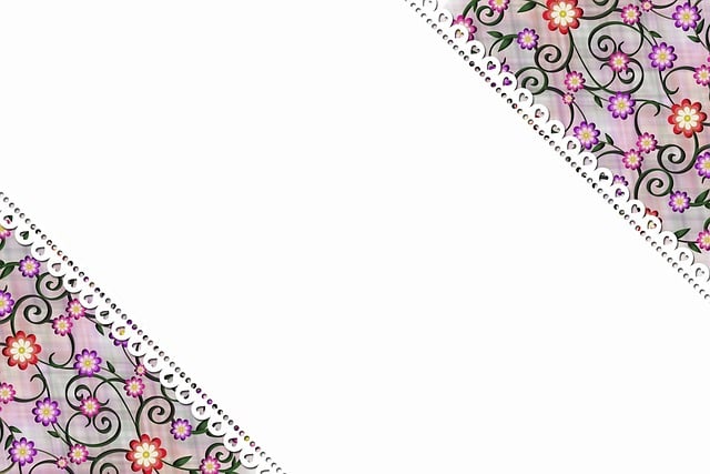 Free floral ornament baby girl design illustration