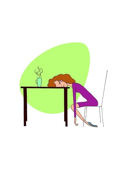 Download free HD stock image of Sleep Tired Free sleep tired exhaustion illustration