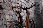 bike, stainless, old
