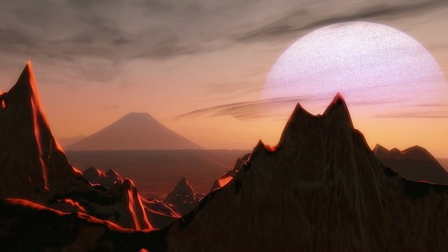 Download free HD stock image of Planet Alien Sky Star Free planet alien sky star galaxy illustration