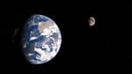 globe, land, space