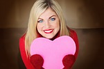 valentines day, pretty girl, pink