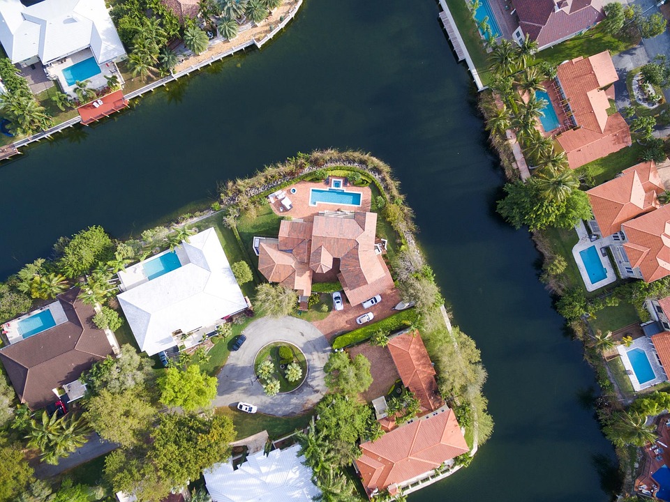 Aerial image of house Aerial image of house