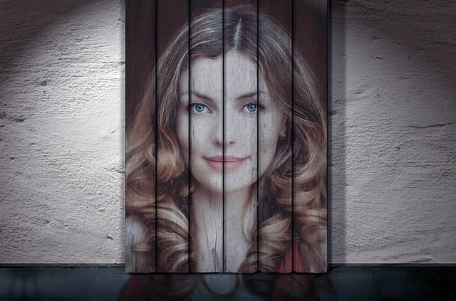 Free portrait face stage illustration
