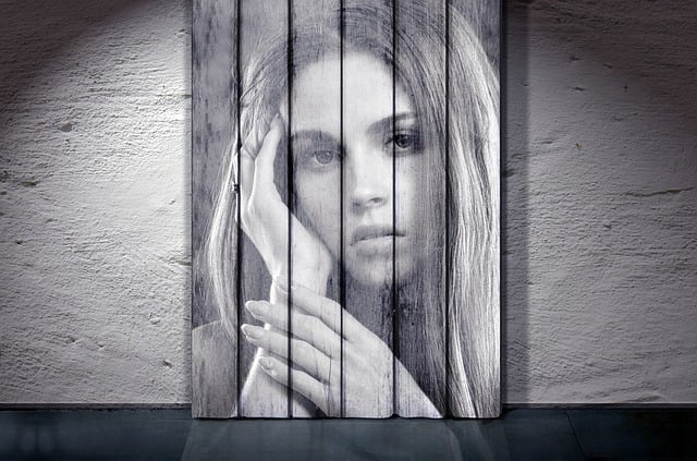 Free portrait face stage illustration