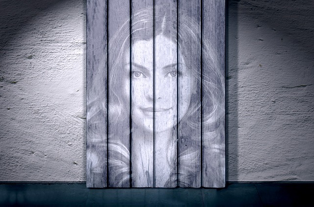 Portrait, Gesicht, Bühne, Bretter