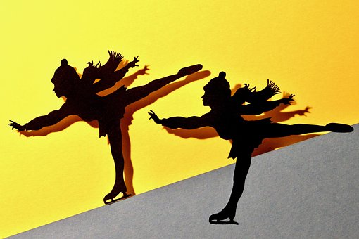 Silhuet, Skater, Kunst, Kontur