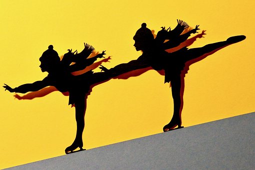 Silhuet, Skater, Kunst, Kontur
