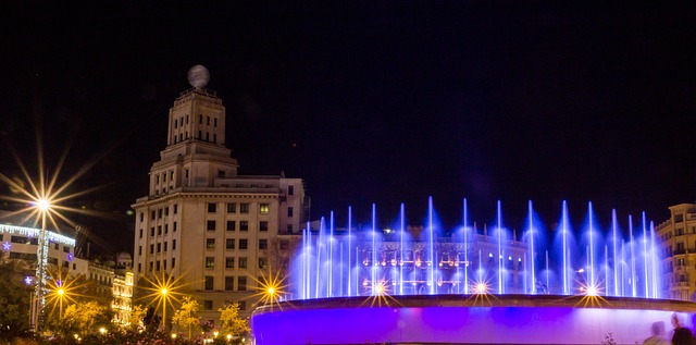Spanien Square, Barcelona, Nat, Kilder