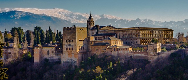 Andalucia, Granada, Alhambra, Landskab