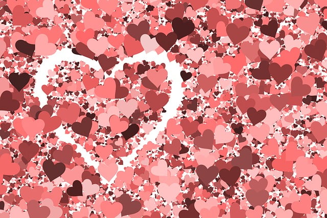Herz, Liebe, Valentinstag, Grußkarte