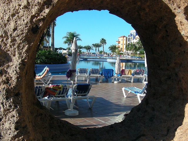 Ferie, Hotel, Pool, Sol, Hotelanlage