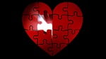 puzzle, heart, light