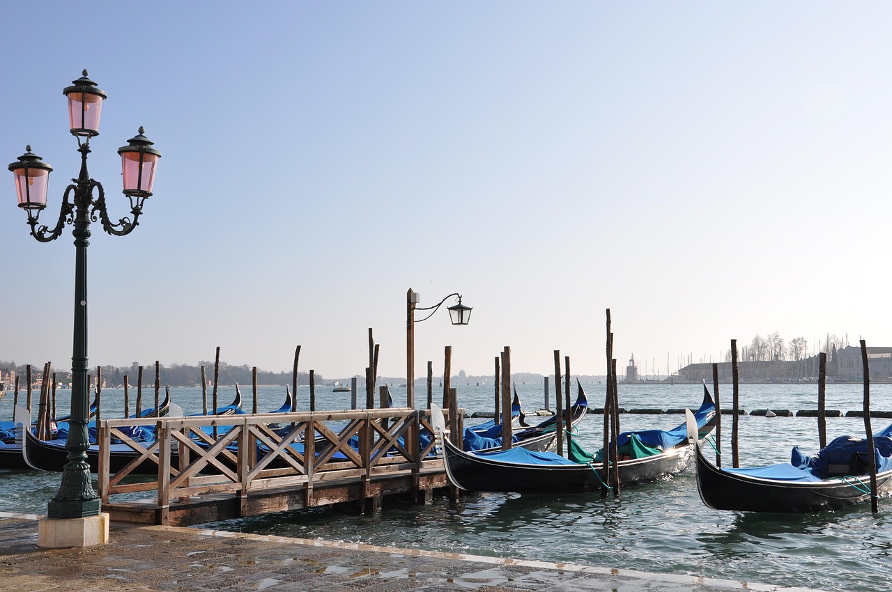 Venedig, Einblick, Gondeln, Venedig