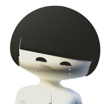 Trist, Shouta, 3D, Modelul 3D, Kawaii