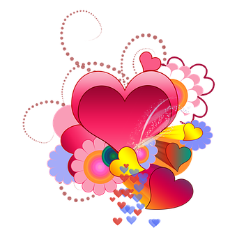 Free Hearts Red illustration and picture