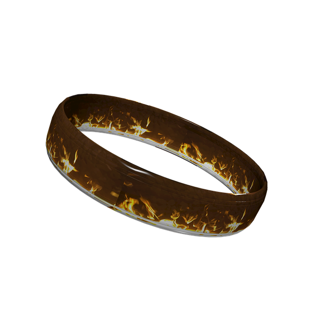 Free ring flames fairytale illustration