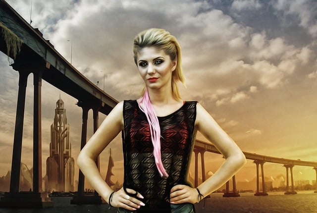 Free model female woman illustration