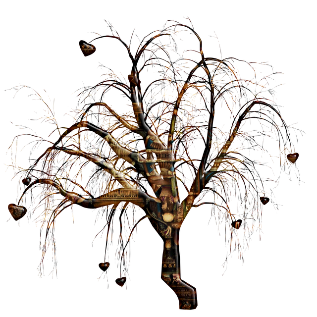 Free tree abstract beautiful illustration