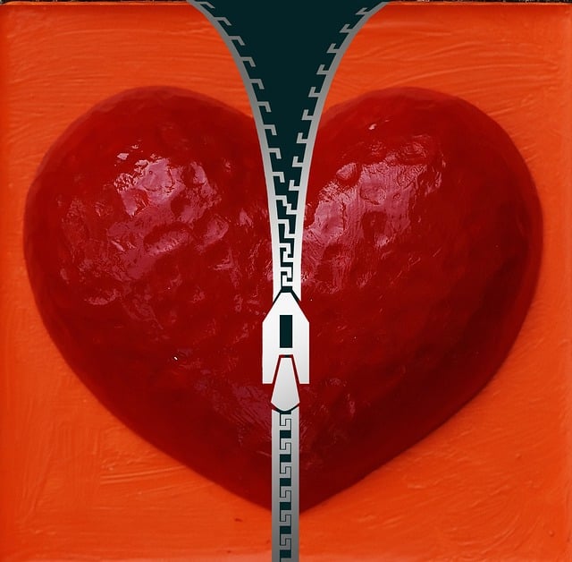 Free separation reconciliation heart illustration