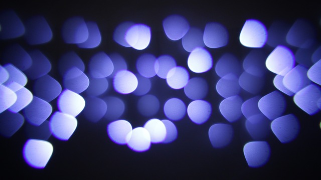 Free bokeh bokeh of lights blue bokeh illustration