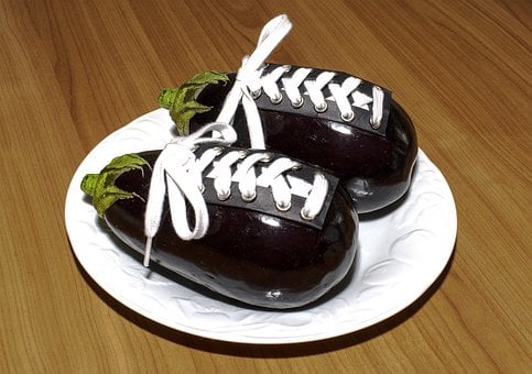 Free Eggplant Shoes illustration and picture