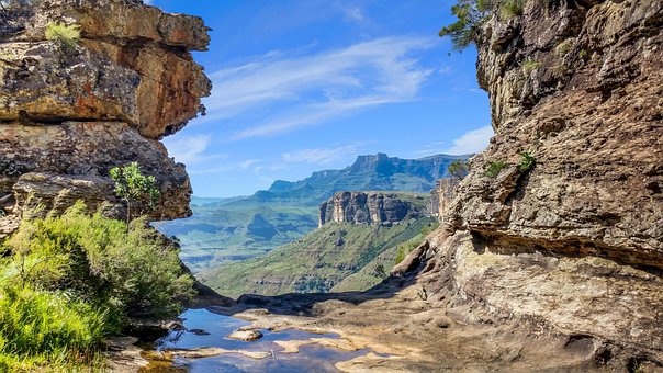 Drakensberg, Königlich, National, Park