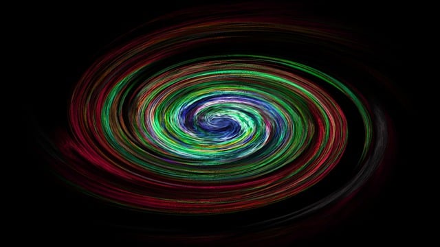 Free spiral abstract circle illustration