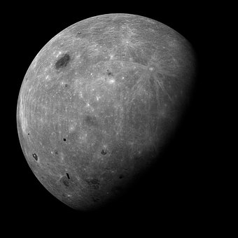 Luna, Spaţiu, Cosmos, Galaxie, Noapte
