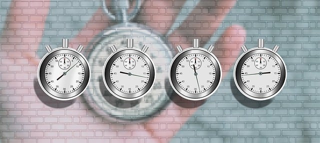 Free stopwatch time management time illustration