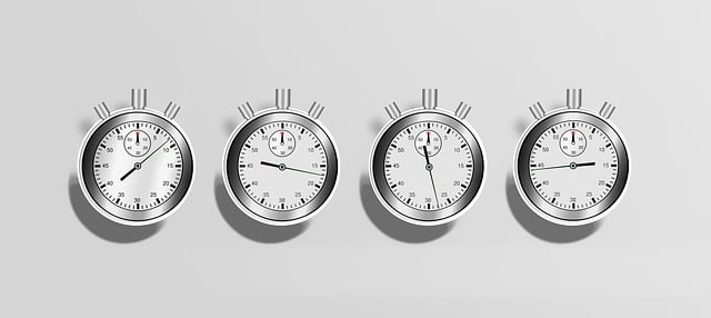 Free stopwatch time management time illustration