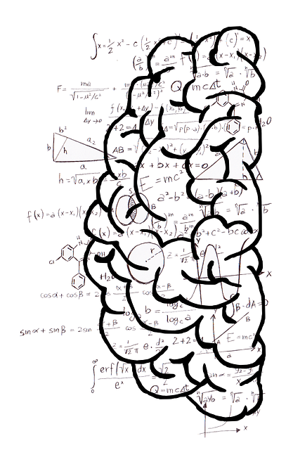 Free brain mind psychology illustration