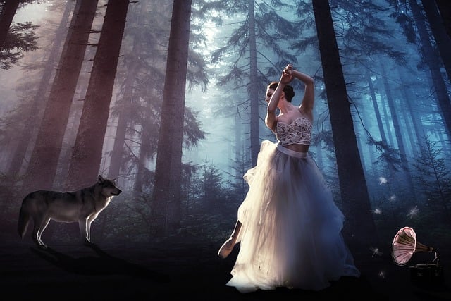 Download free HD stock image of Forest Surrealism Free forest surrealism nature illustration