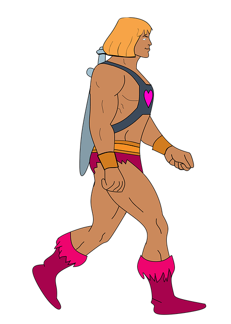 Free he-man muscle anabolic illustration