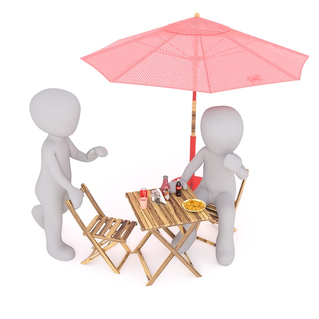 Fast Food, Junkfood, Essen, Sonnenschirm