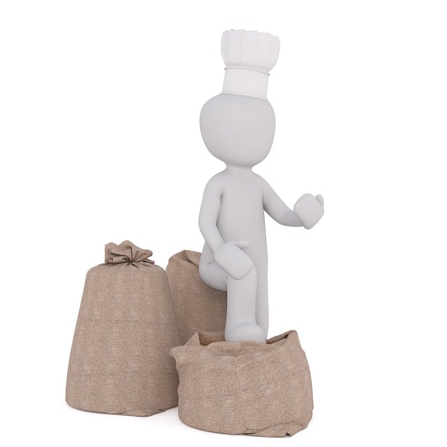 Free grain bag cap illustration