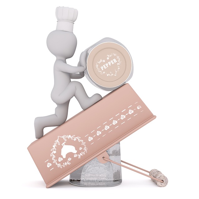 Free pepper mill salt mill storage illustration
