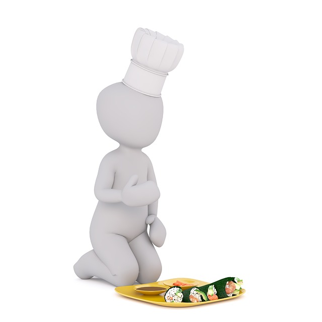 Free sushi cook nigiri illustration