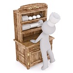 cooking, kitchen, kitchen cabinet