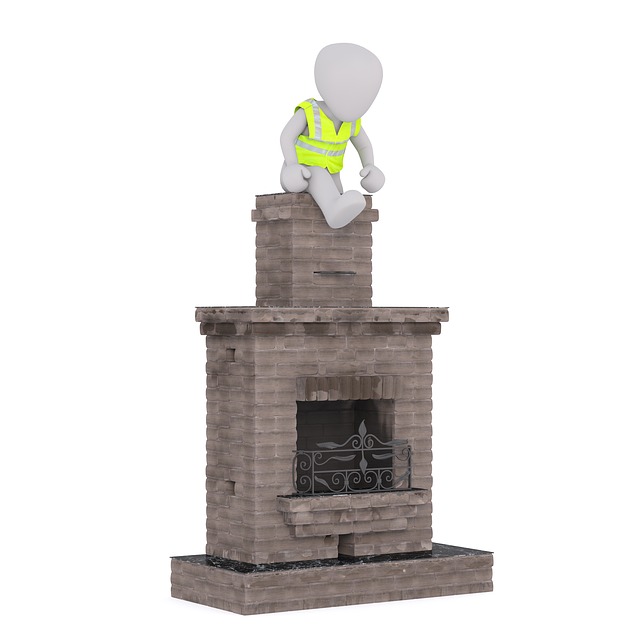 Free chimney winter heat illustration