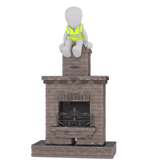 Free chimney winter heat illustration