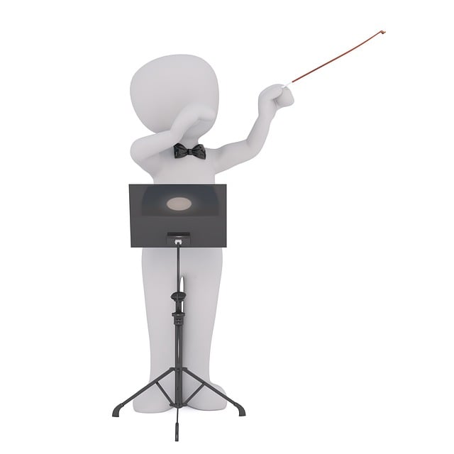 Free jobs music conductor illustration