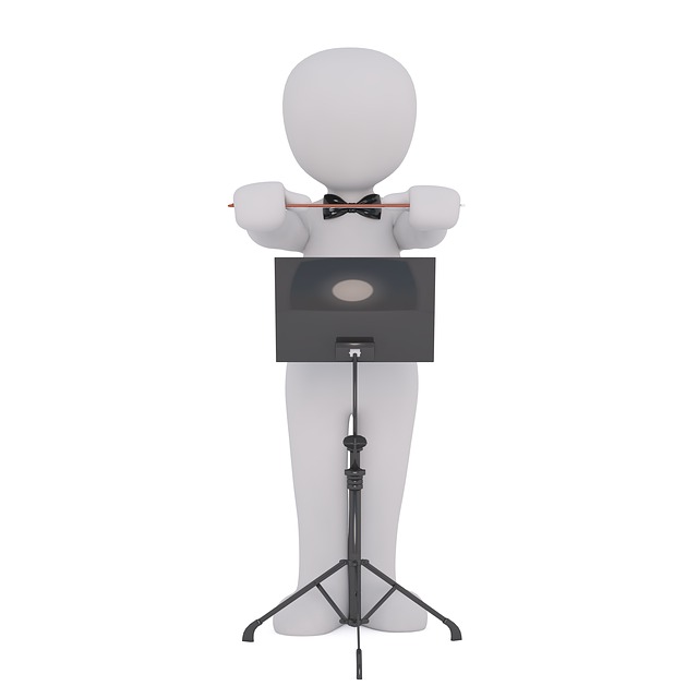 Free jobs music conductor illustration
