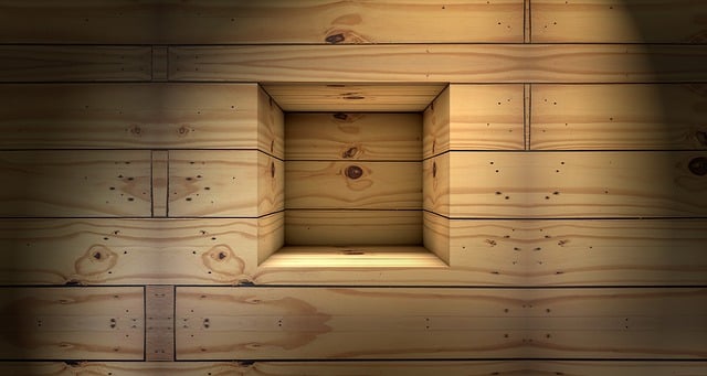 Free window niche wall illustration