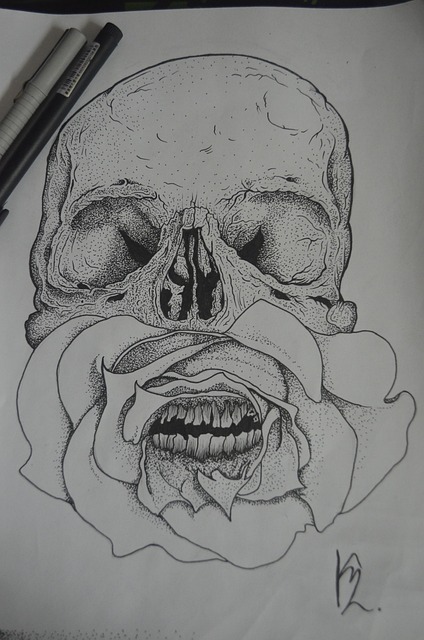 Tattoo, Art, ดำ