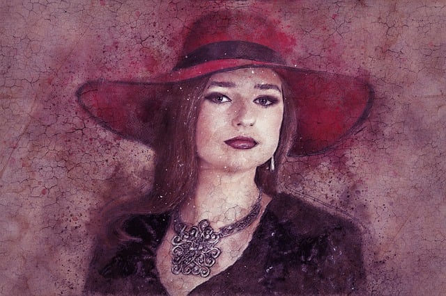 Free woman art abstract illustration