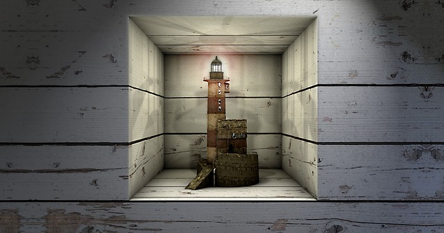 Free lighthouse tower window illustration