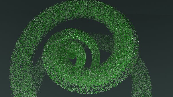 Free Spiral Green illustration and picture
